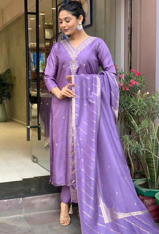 Festive Embroidered Kurta Set