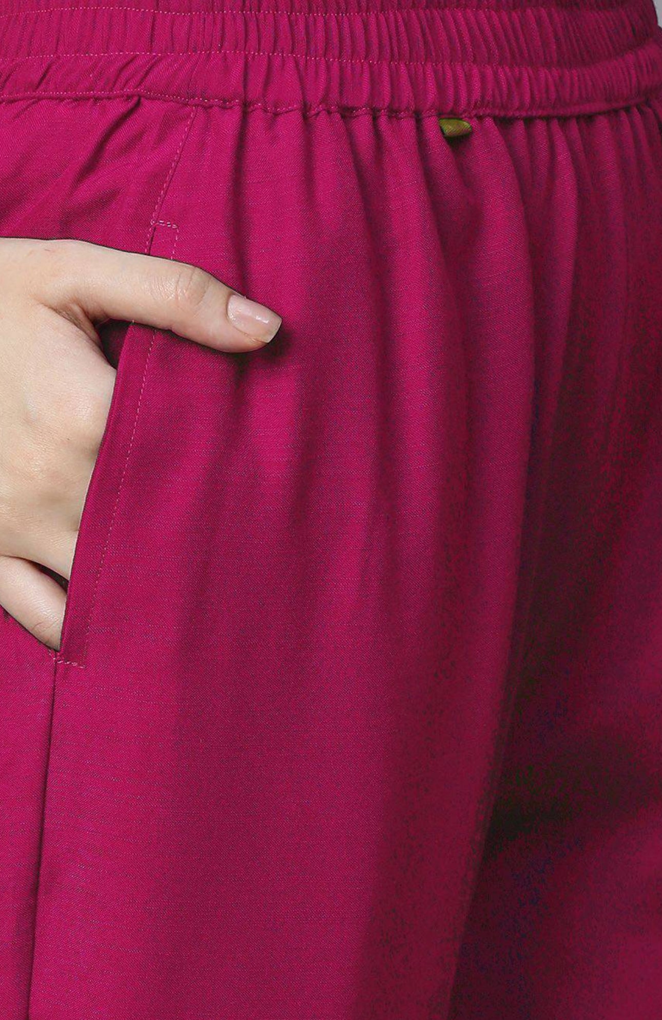 Women's Pink Embroidered Straight Kurta with Trouser & Dupatta