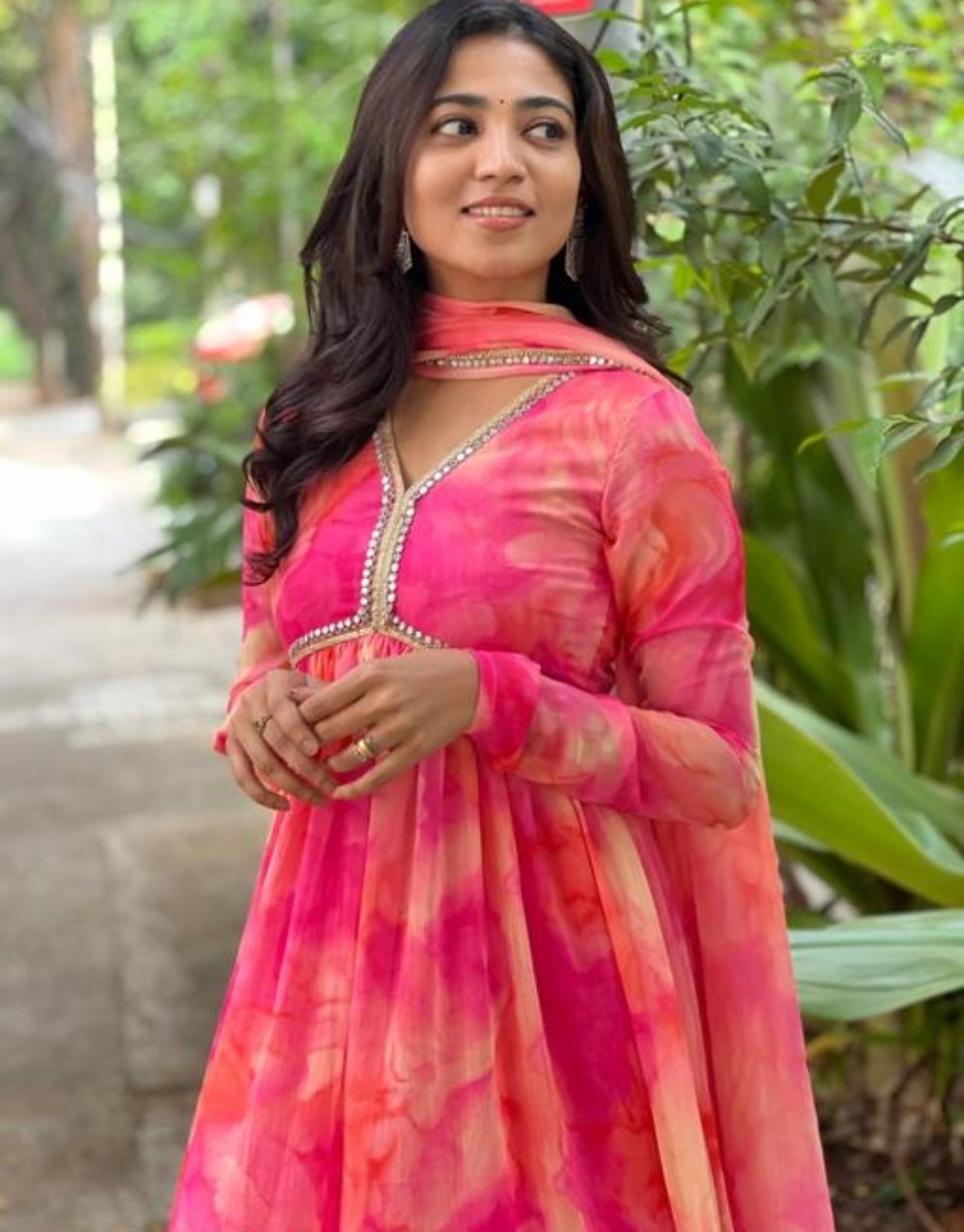 Trendy Alia Cut Georgette Gown